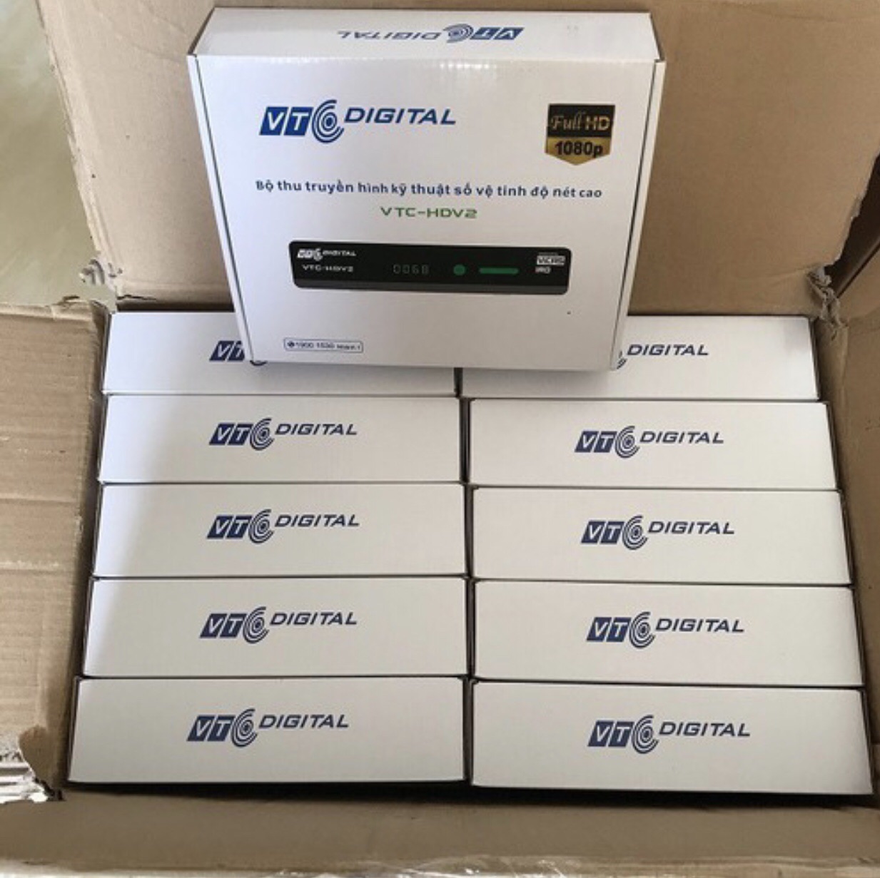 [HCM]Đầu Thu Vệ Tinh VTC HD V2 Sẵn 4 tháng thuê bao