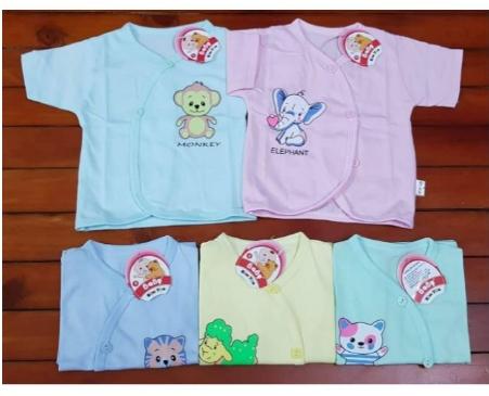5 áo cộc tay sơ sinh loại 1 cho bé
