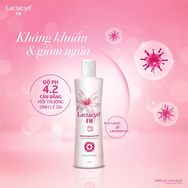 DUNG DỊCH VỆ SINH LACTACYD FH - 250ml