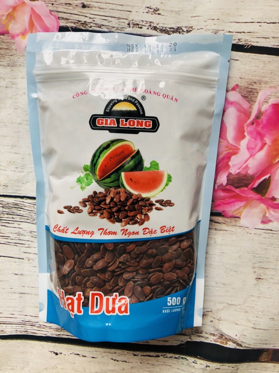 500G HẠT DƯA  KHÔNG PHẨM MÀU - doanvat_hangduong