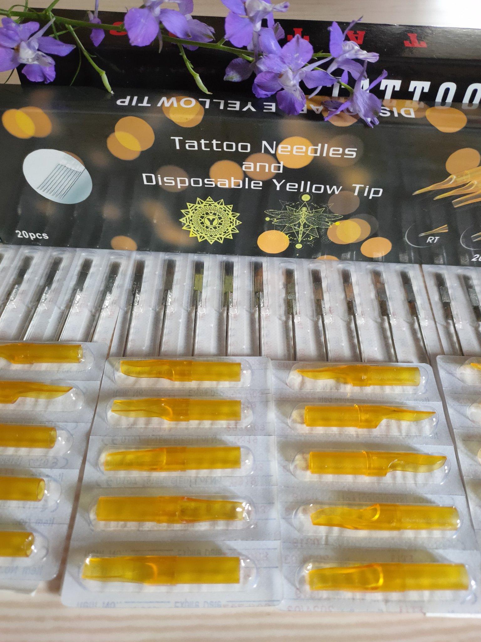 Bộ Kim xăm và Ngòi 13RL đi nét ( 20 kim + 20 ngòi )
