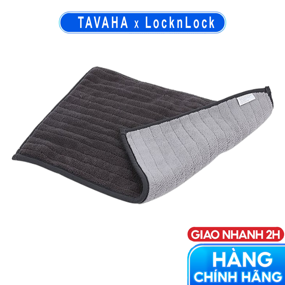 Thảm chùi chân Lock&Lock Memory Foam MAT cực êm màu xám ghi