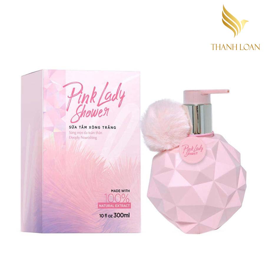 Sữa Tắm Xông Trắng Pink Lady Shower - Hương Nước Hoa - Siêu Trắng - 300ml TQ Group-Hot -Shop Thanh Loan