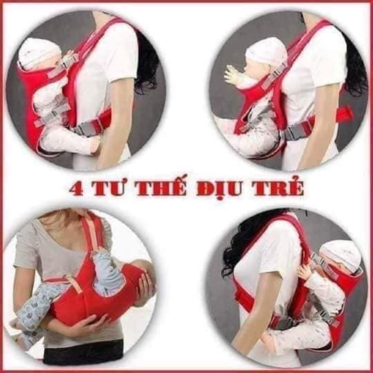 Địu 4 tư thế cho bé
