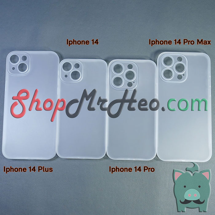 Ốp Lưng Siêu Mỏng Giấy 0.3mm Iphone 14 Pro Max - Iphone 14 Pro - Iphone 14 Plus - Iphone 14 - IP14