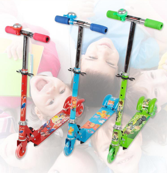 Xe trượt Scooter FreeShip xe scooter bánh xe có đèn, xe trượt cho bé
