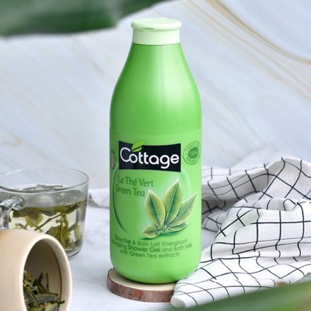 Sữa Tắm Dưỡng Trắng Da Cottage 750ml Pháp
