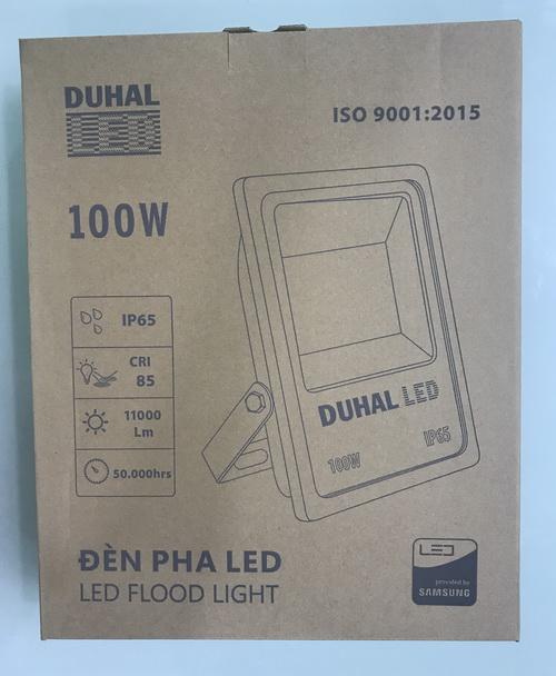 Đèn pha led Duhal 100W Ánh sáng Trắng