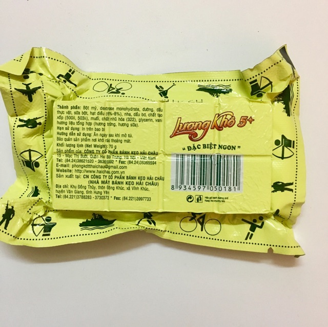 Lương khô 5 sao - Hải Châu 70g