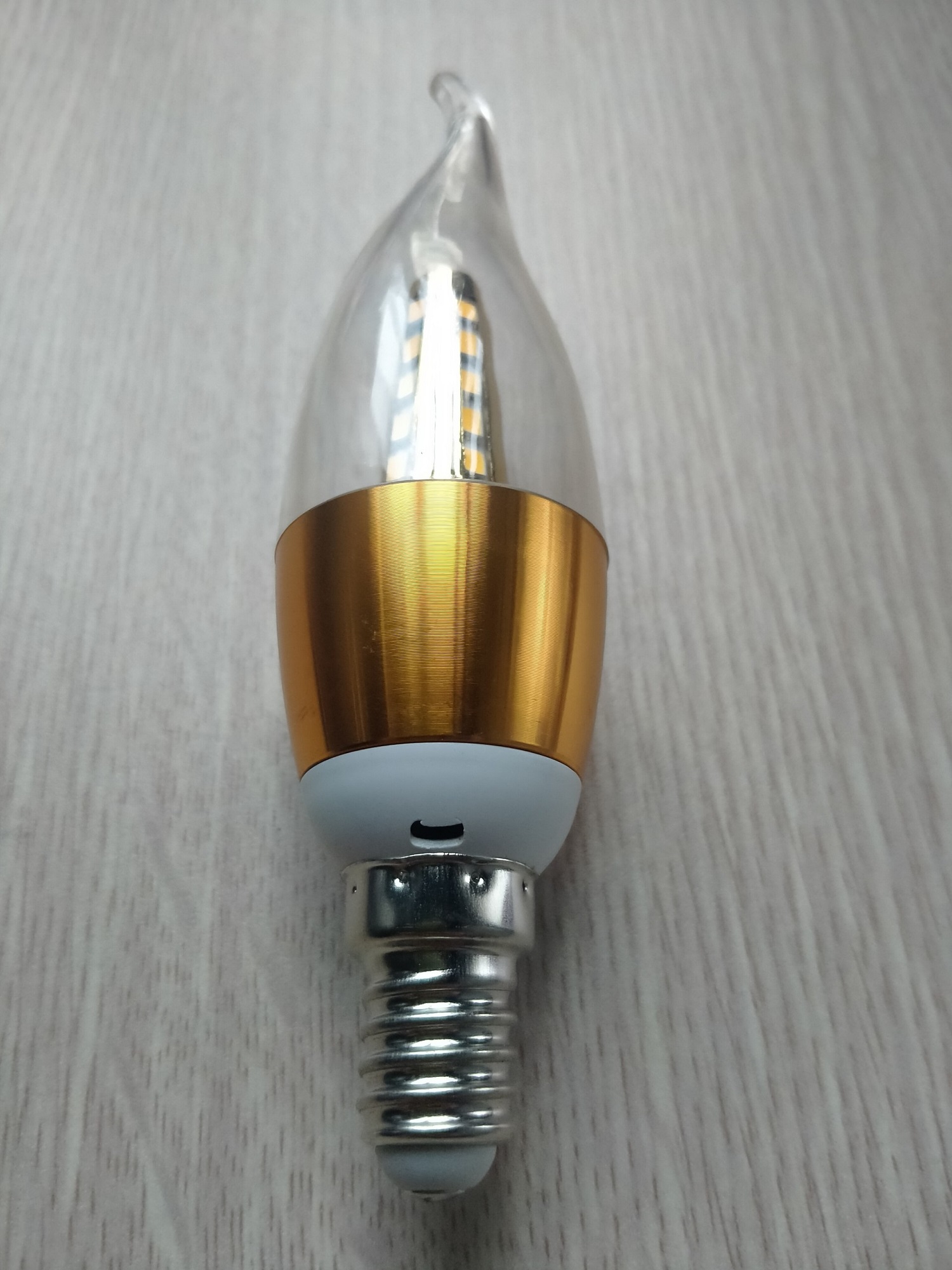 Bóng Nến Led E27 E14 Ánh Sáng Vàng
