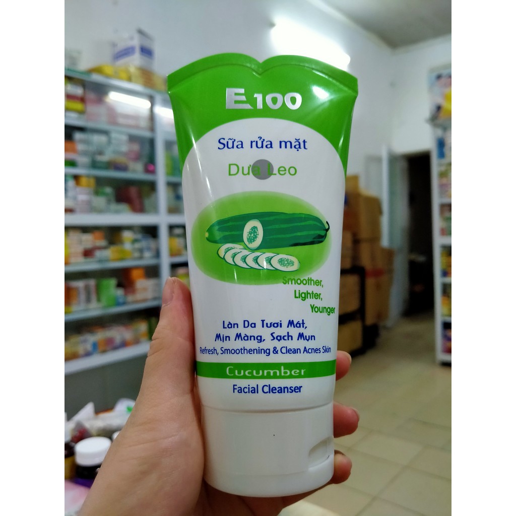Sữa Rửa Mặt Dưỡng Da lành tính E100