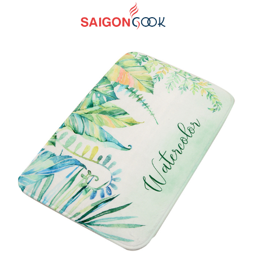 Thảm Lau Chân 3D siêu thấm hút Saigoncook kích thước (40x60) cm