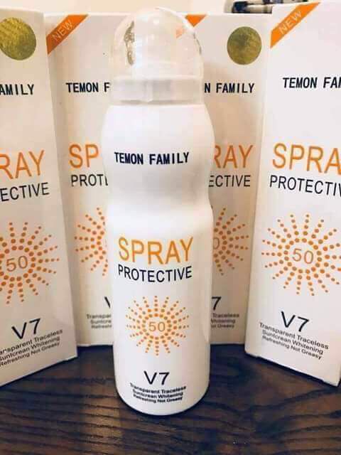 [HCM]KEM CHỐNG NẮNG DẠNG XỊT SPRAY PROTECTIVE V7 180ml