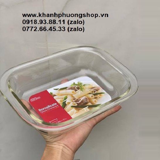 [HCM]khay thủy tinh lock&lock - khay thủy tinh lock