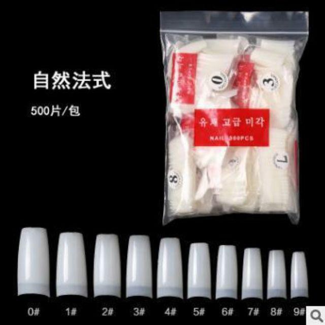 Móng giả dán và nối móng Nail gói 500 móng