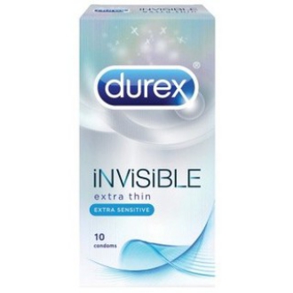 [ HÀNG CHÍNH HÃNG] Bao cao su Durex Invisible 10 bao