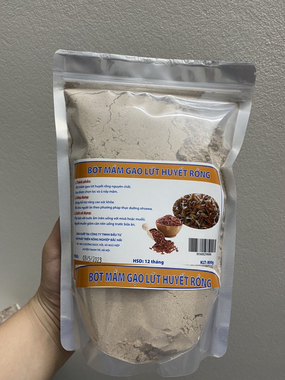 Bột mầm gạo lứt huyết rồng