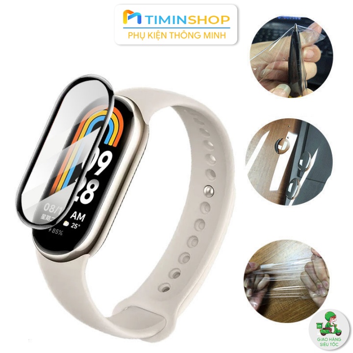 Miếng dán cho Miband 10/ 9/ 8/ 7/ 6/ 5 - trong suốt