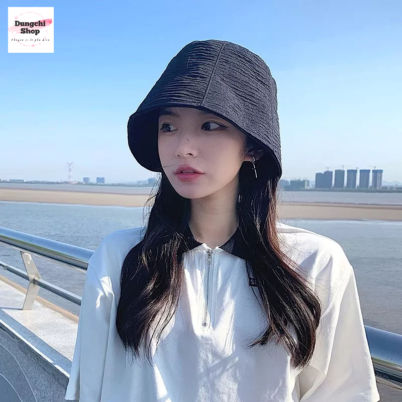 Mũ bucket xô dáng cụp cá tính
