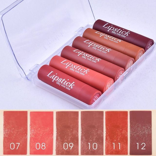 Set 6 son sáp lì nội địa trung của HengFang