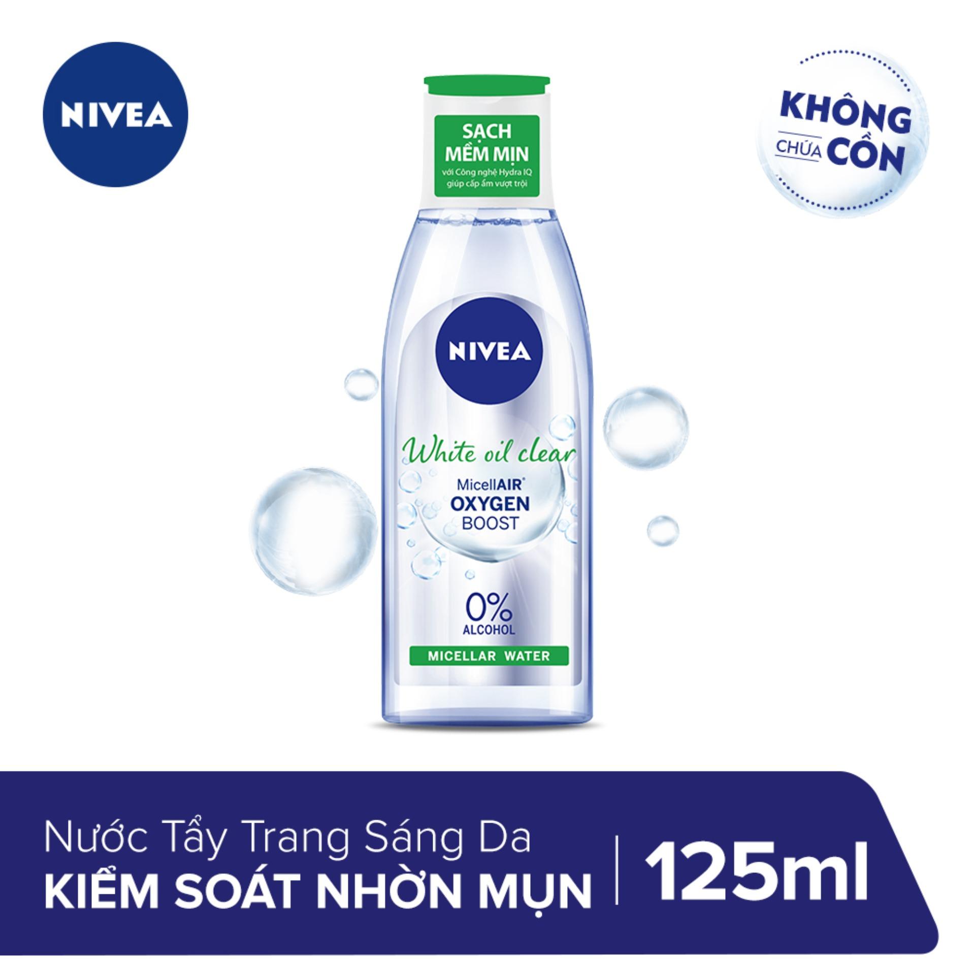 Nước Tẩy Trang Kiểm Soát Nhờn Mụn Nivea Micellar Water 125ml