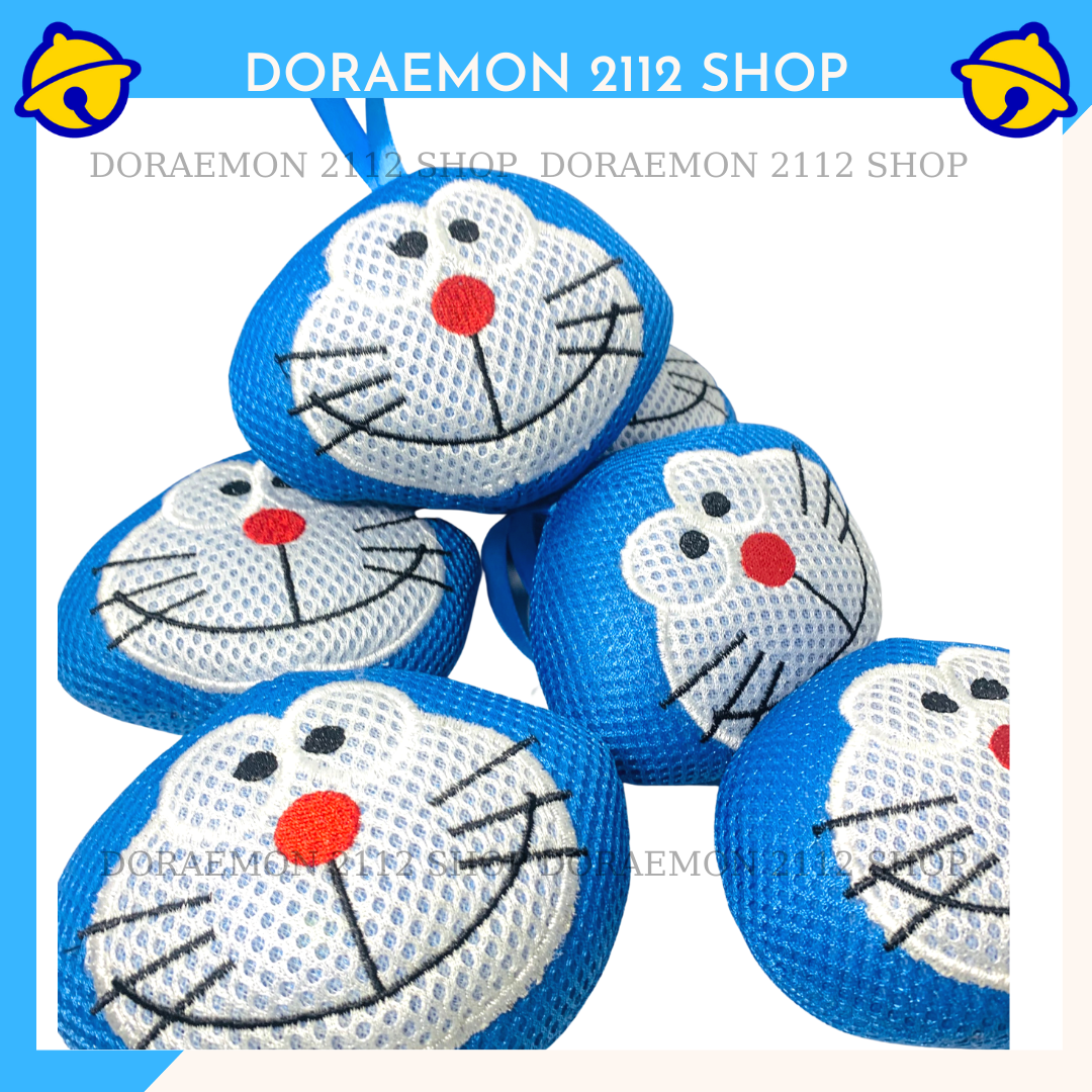 Bông tắm hình Doraemon dễ thương