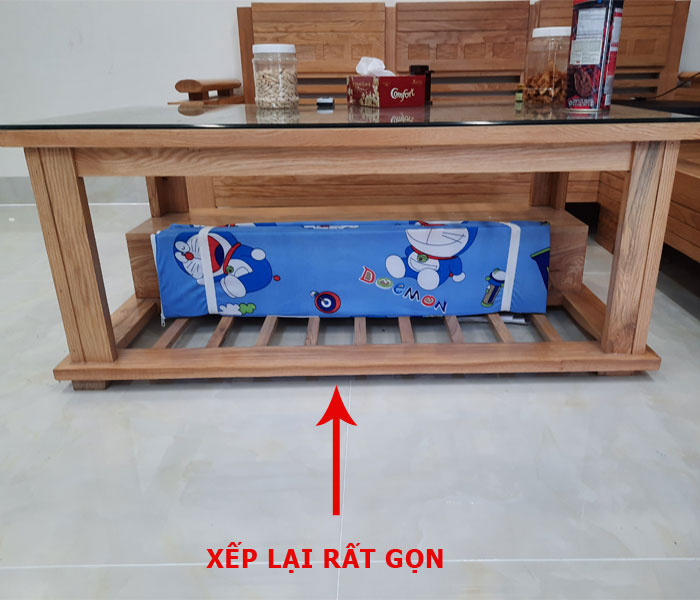 Nệm em bé đệm trẻ em xếp gấp gọn nhẹ