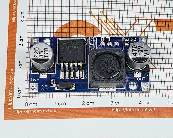 LM2596S-12 Module hạ áp DC-DC Buck 12VDC 3A