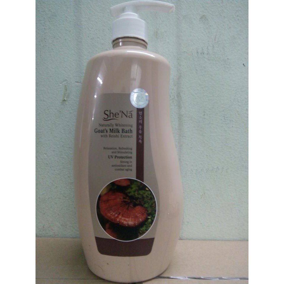 Sữa tắm cao cấp shena tinh chất linh chi 1200ml - malaysia