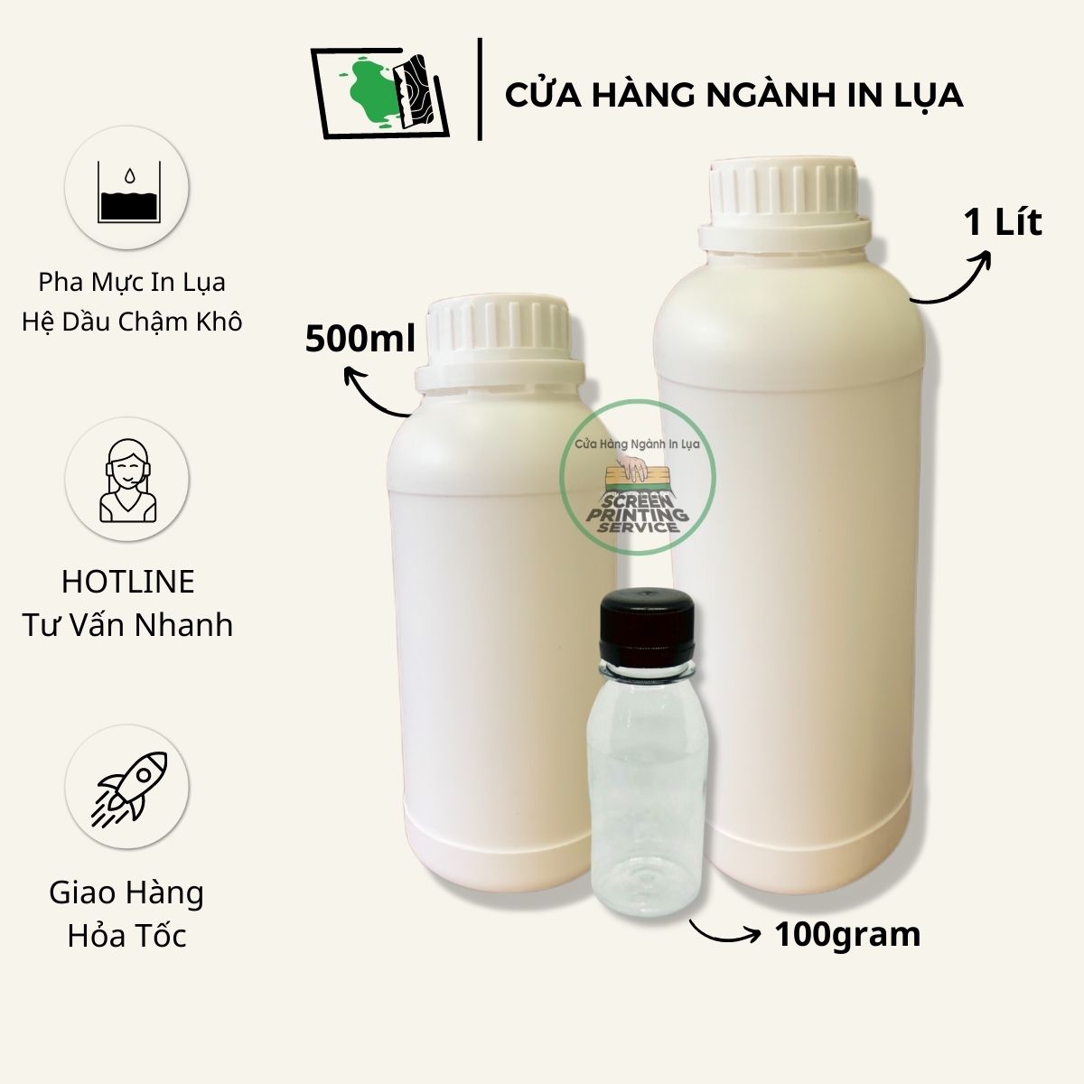 Dung môi chậm khô 783 pha mực in lụa hệ dầu