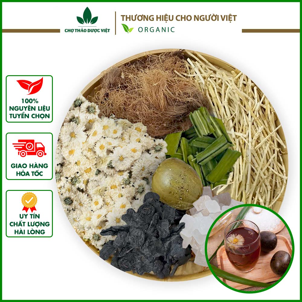 Trà sâm bông cúc nấu 5-7 lít nước