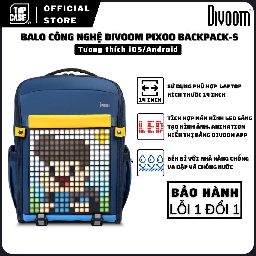Balo Divoom Pixel Backpack-S màn hình Led, công nghệ, thông minh, sáng tạo