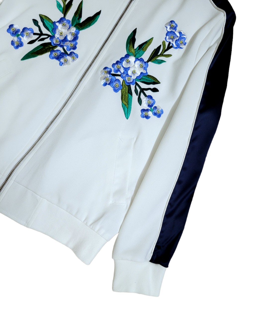 Áo khoác nữ dáng Bomber thêu hoa cao cấp
