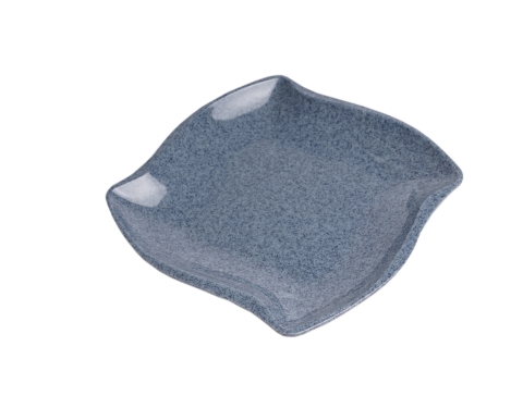 Dĩa Nhựa Melamine Vân Đá Đen/Xanh Nhiều Size