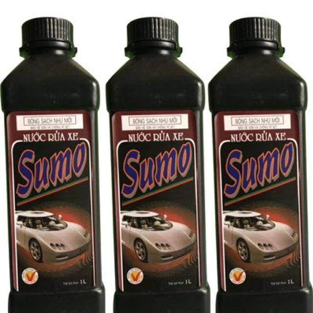 [HCM]Nước rửa xe đen đa năng SUMO 1L