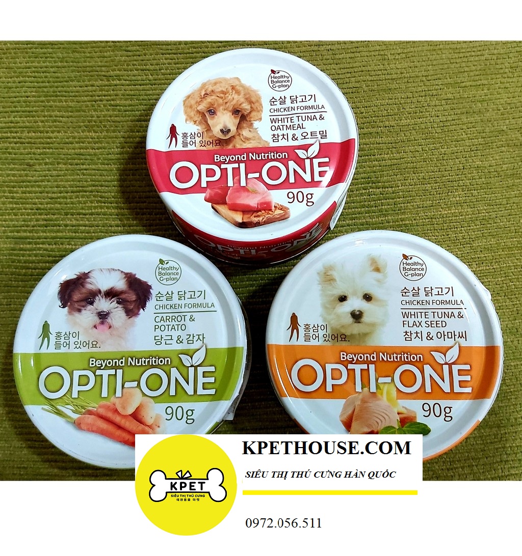 Pate Opti-One Hàn Quốc Cao Cấp Cho Chó 90gr