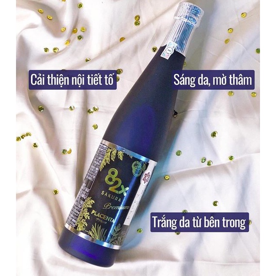 82x Sakura Collagen & Placenta Dưỡng Da Từ Nhật Bản