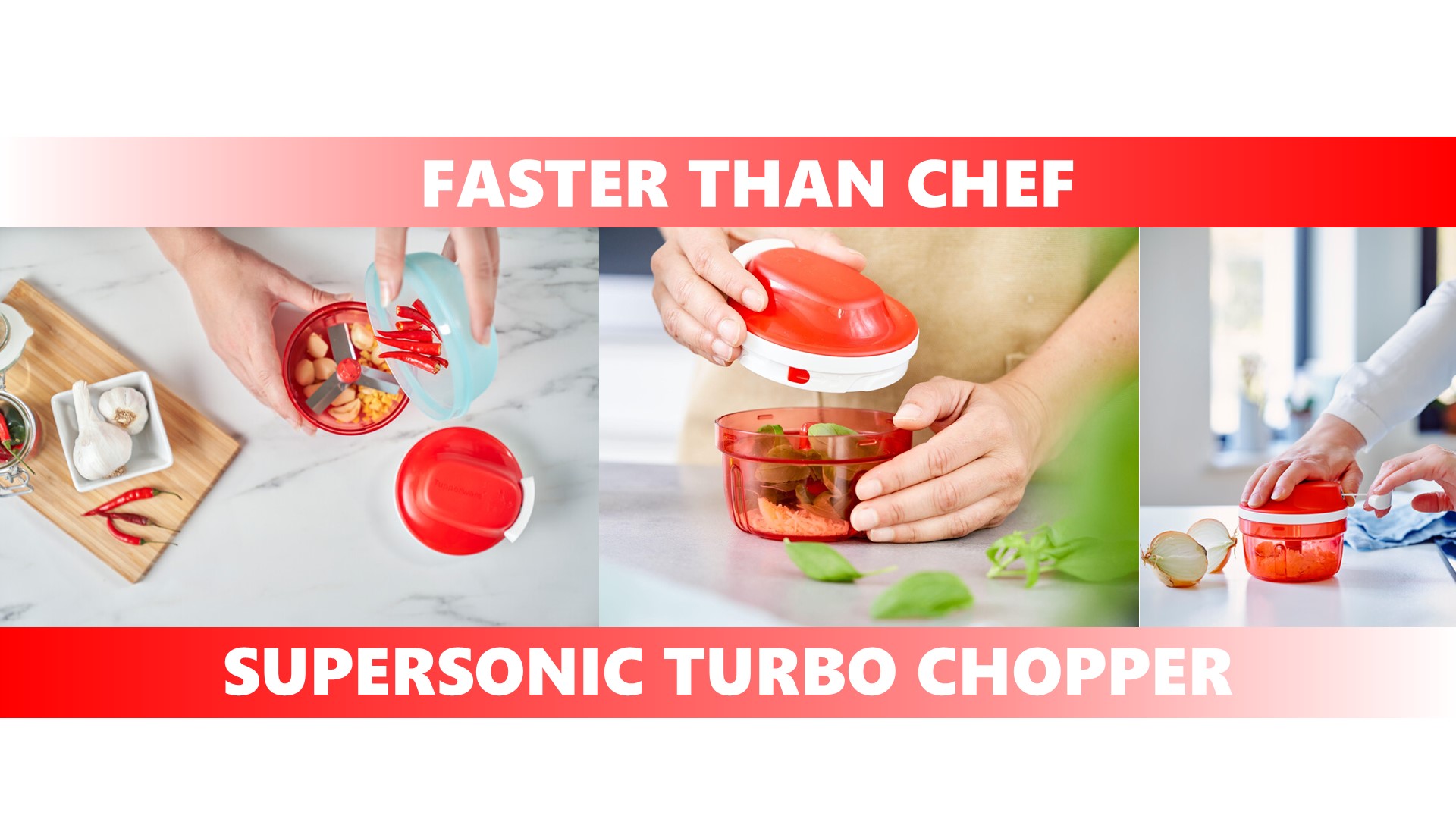 Dụng cụ xay thực phẩm Tupperware Turbo Suppersonic