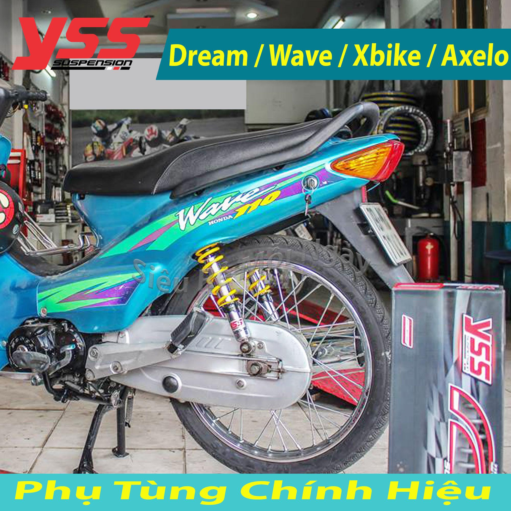 [HCM]Phuộc YSS Nice Crom/Vàng Suzuki Axelo - Xbike Honda Dream Wave ( Thái Lan )