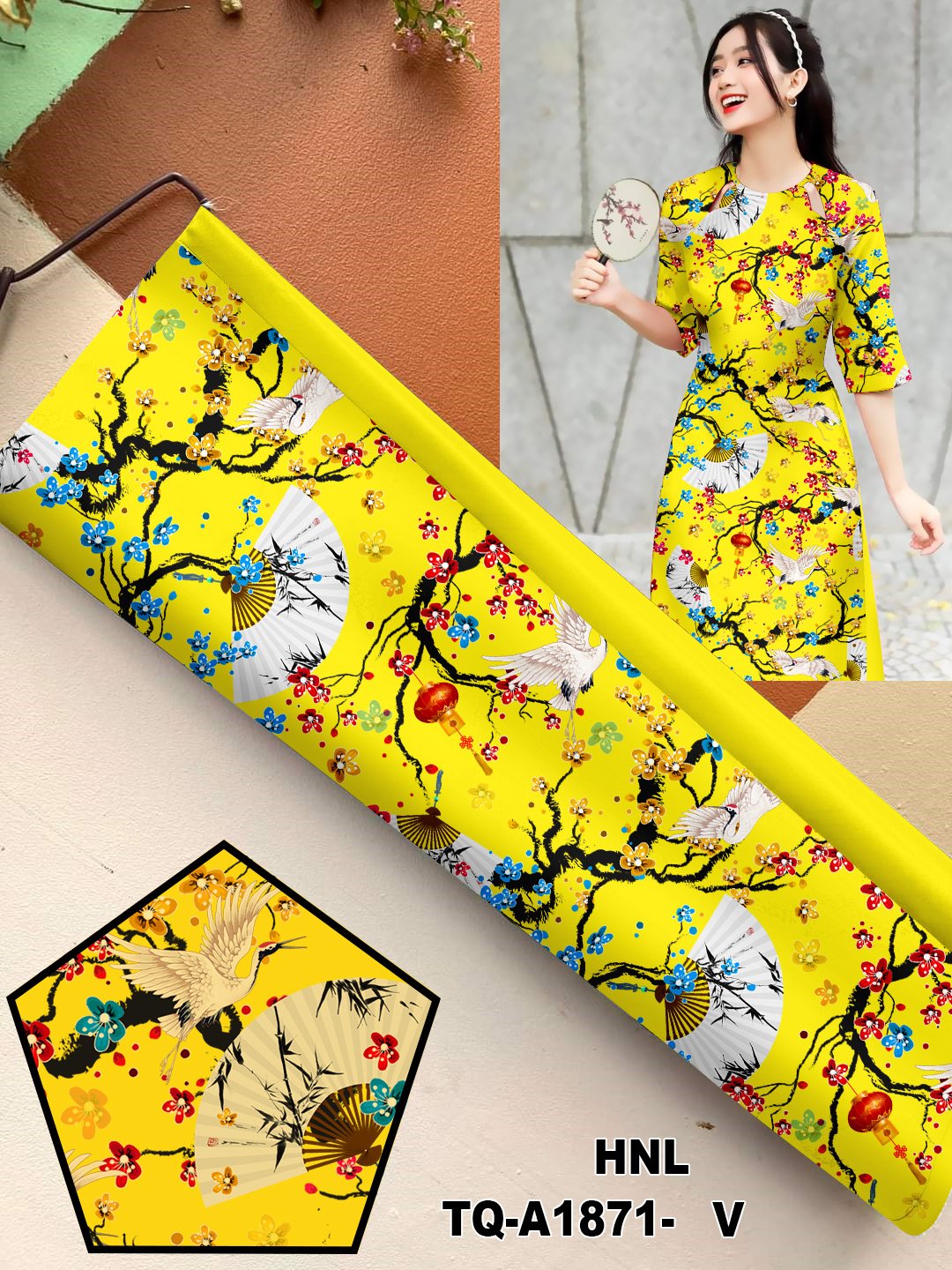 VẢI LỤA LATIN HỌA TIẾT CÒ QUẠT 2108252253 (MẪU ĐA DẠNG - Khổ 1m5)