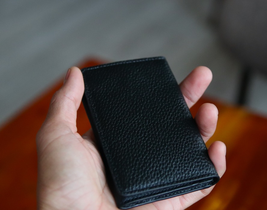 Ví card mini da bò cao cấp siêu mềm 2 màu đen ,nâu