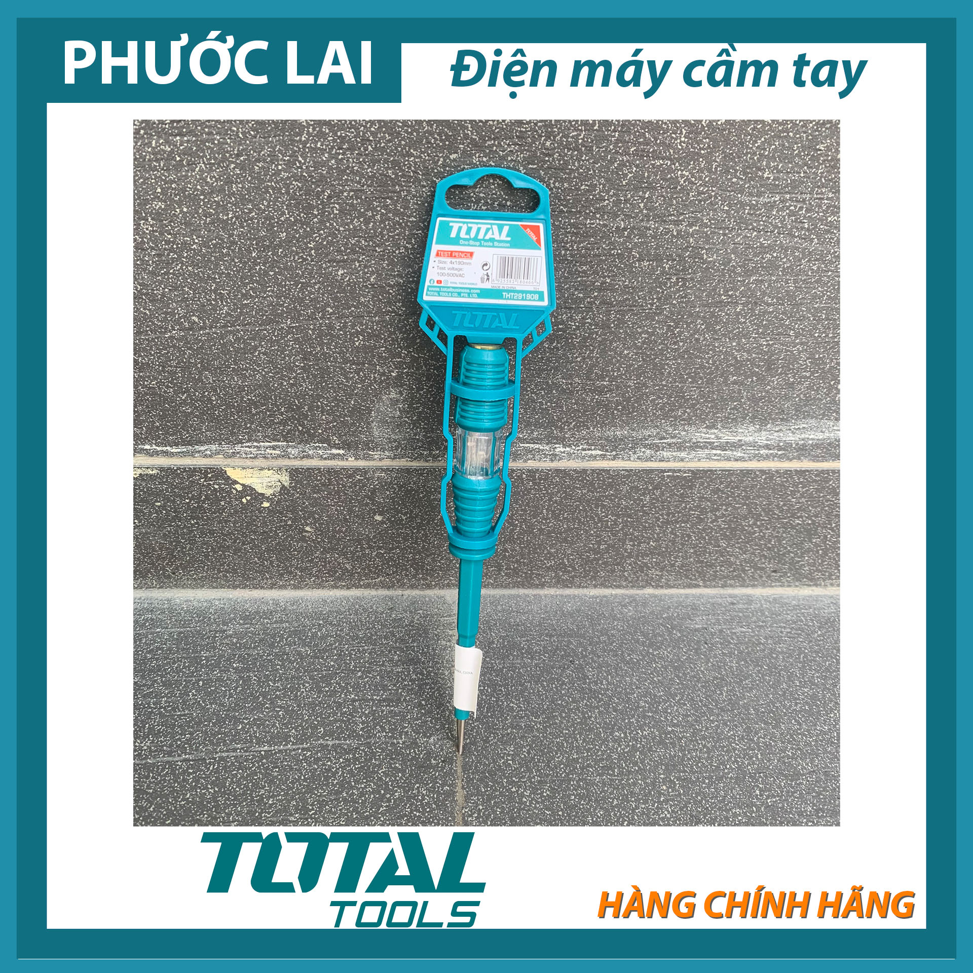Bút thử điện 190mm Total THT291908