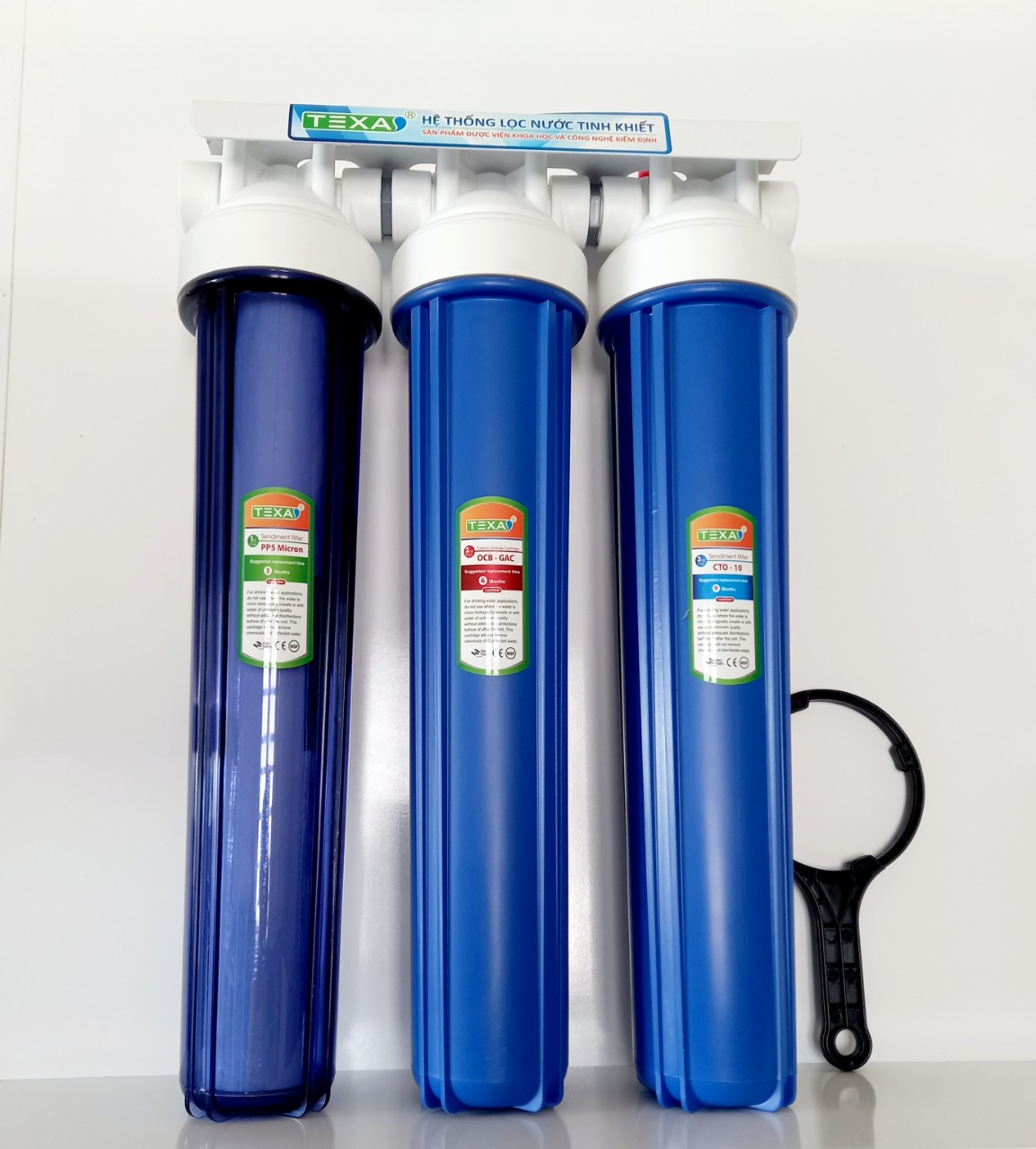 bộ lọc nước sinh hoạt ly nhập 2 ron phi 27 , 20 inchs