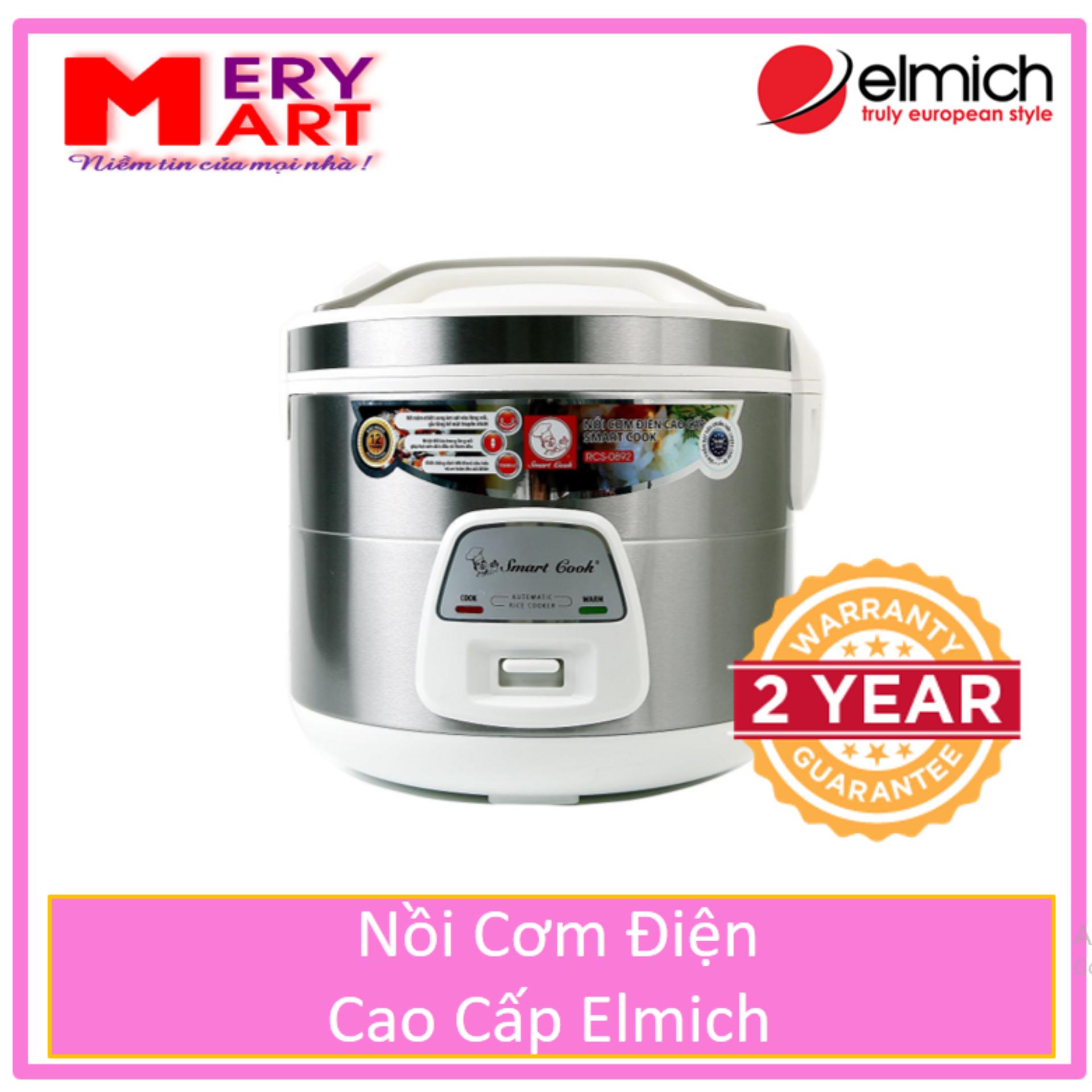 Nồi Cơm Điện Elmich Cao Cấp RCS-0892 - Bảo Hành 2 Năm