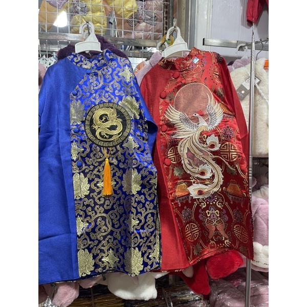 Áo dài cách tân size đại 30-42kg cho bé trai