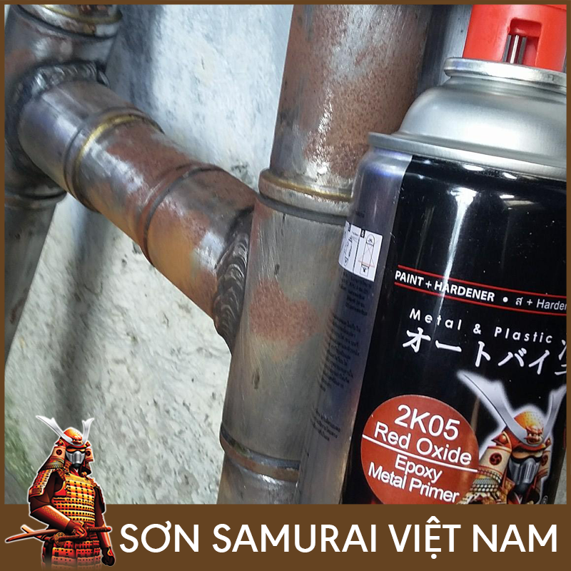 Chai sơn samurai 2k05 chống rỉ, chống ăn mòn