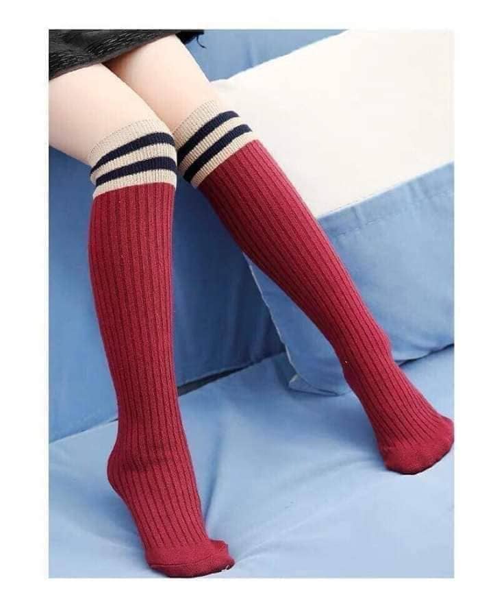 Set 5 Đôi Tất Cao Đùi Cho Bé (5 đôi 5 màu )