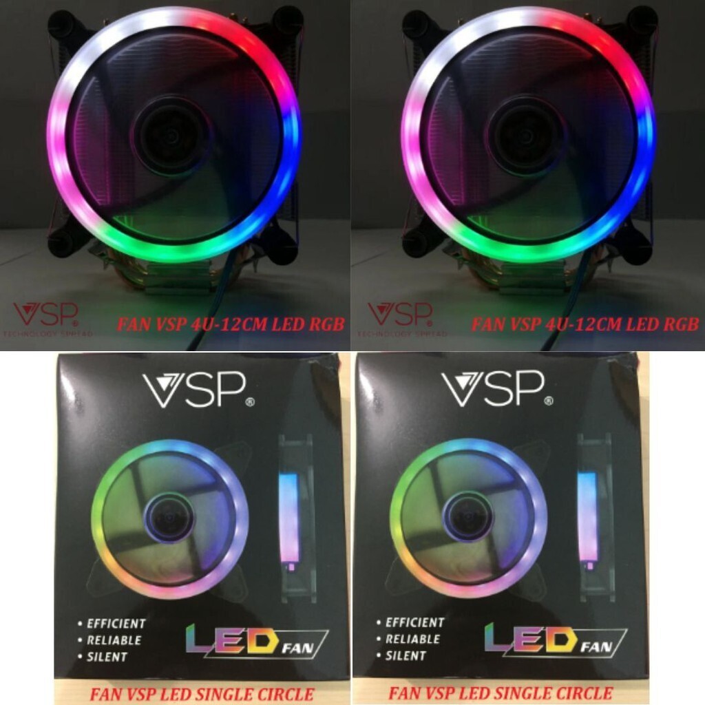[HCM]FAN CASE VSP 12CM LED SINGLE CIRCLE