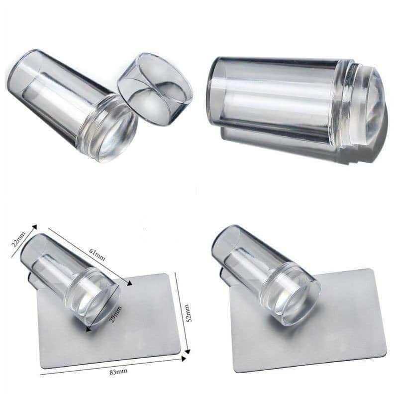 Con dấu lăn in Hoạ tiết ,phen đầu móng SILICON