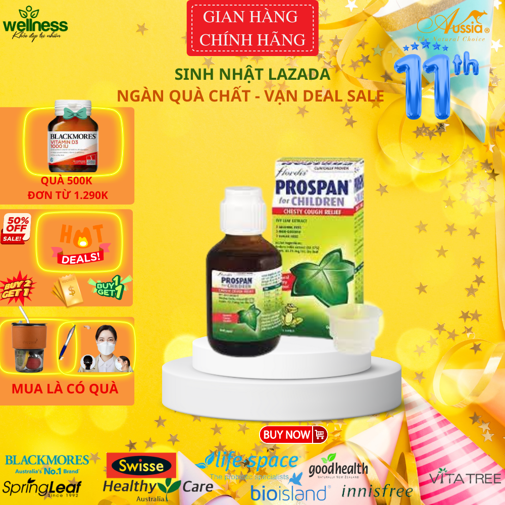 Siro ho Prospan For Children ( Hàng Đức)